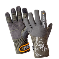 Hunters Element Blizzard Gloves Grey/Green-Medium
