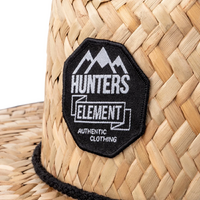 Hunters Element Vista Straw Hat Charcoal-Large