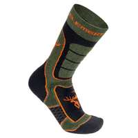 Hunters Element Apex Socks Forest Green-Large/9-11.5