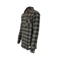 Spika Go Casual Check Shirt Mens Olive-Small