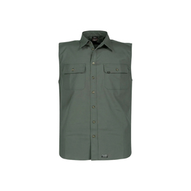 Spika GO Work Sleeveless Shirt - Mens - Washed Green - Medium
