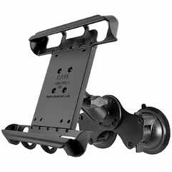 Ram Double Suction W Cradle For 10&quot; Tablets